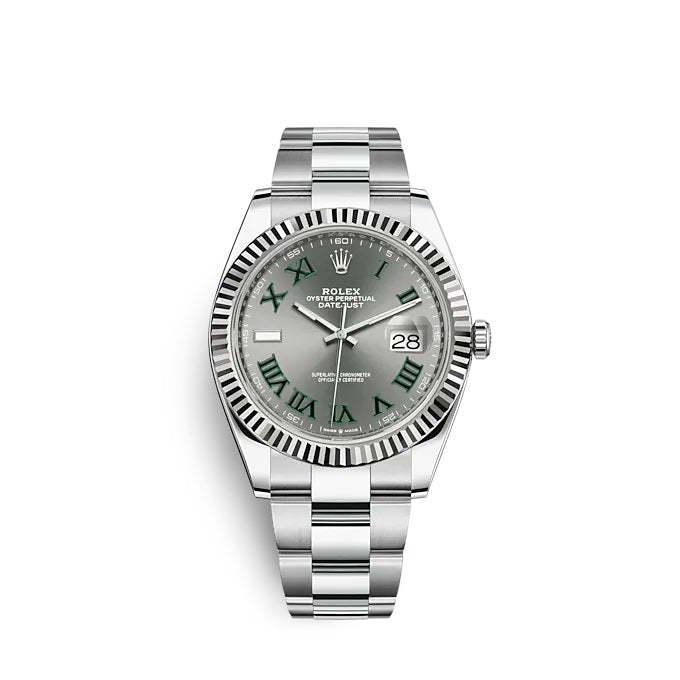 Datejust 41 Oystersteel and white gold Ref# 126334-0021