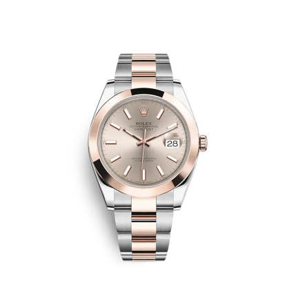 Datejust 41 Oystersteel and Everose gold Ref# 126301-0009