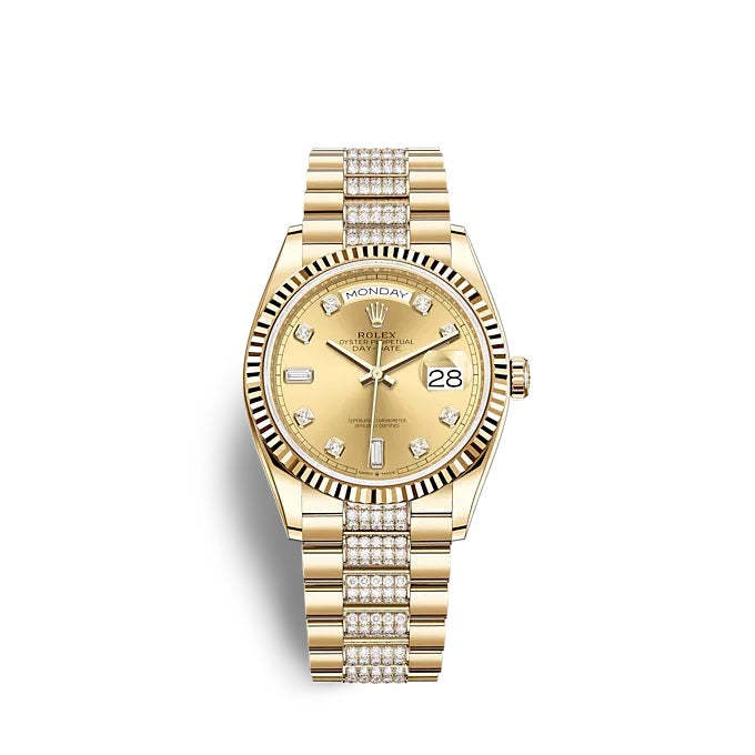 Day-Date 36 Yellow gold Ref# 128238-0026