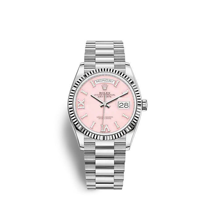 Day-Date 36 White gold Ref# 128239-0021