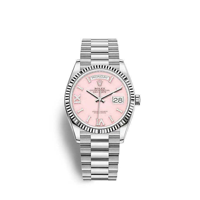 Day-Date 36 White gold Ref# 128239-0021