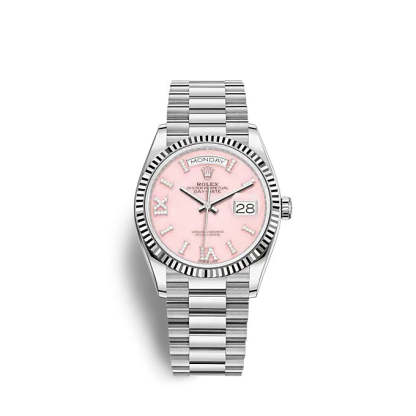 Day-Date 36 White gold Ref# 128239-0021