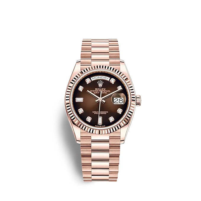 Day-Date 36 Everose gold Ref# 128235-0037