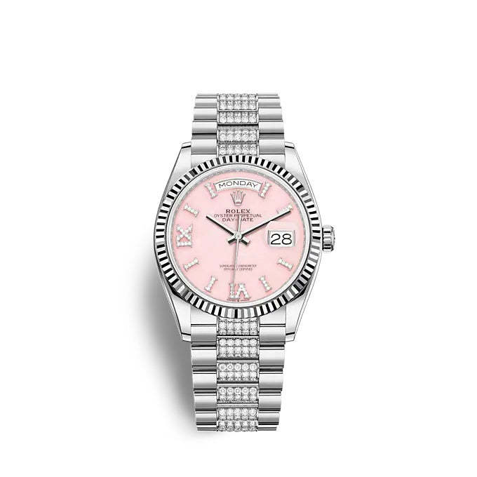 Day-Date 36 White gold Ref# 128239-0030