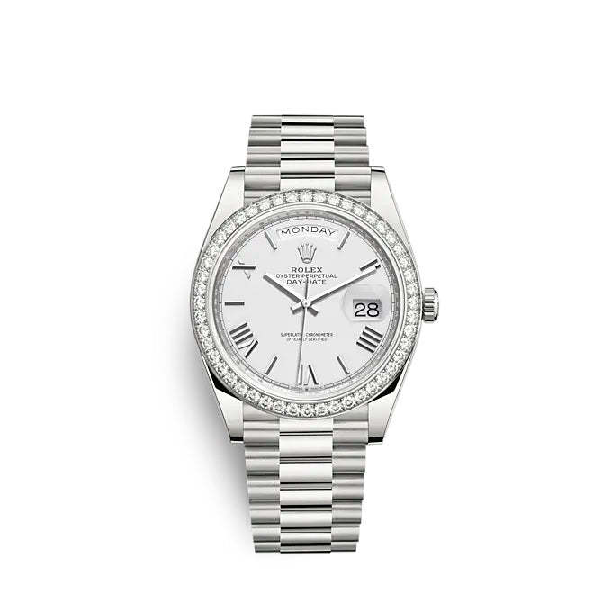 Day-Date 40 White gold Ref# 228349RBR-0039
