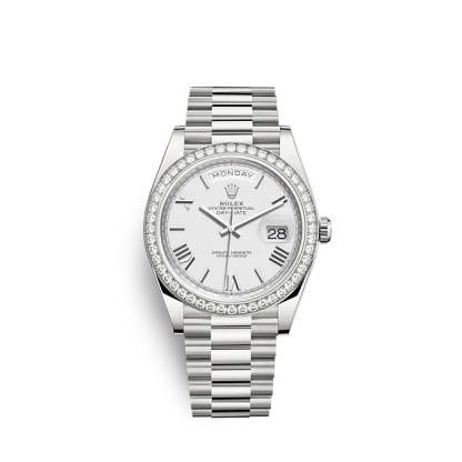 Day-Date 40 White gold Ref# 228349RBR-0039