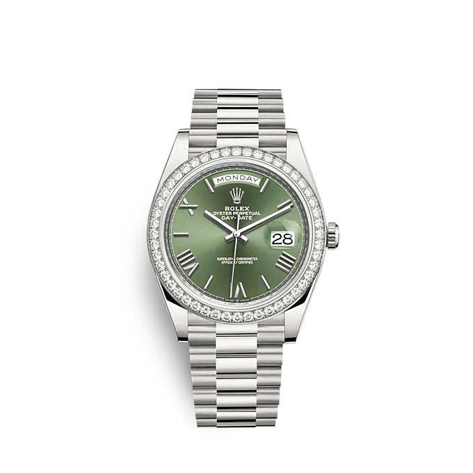 Day-Date 40 White gold Ref# 228349RBR-0030