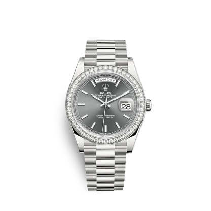 Day-Date 40 White gold Ref# 228349RBR-0041