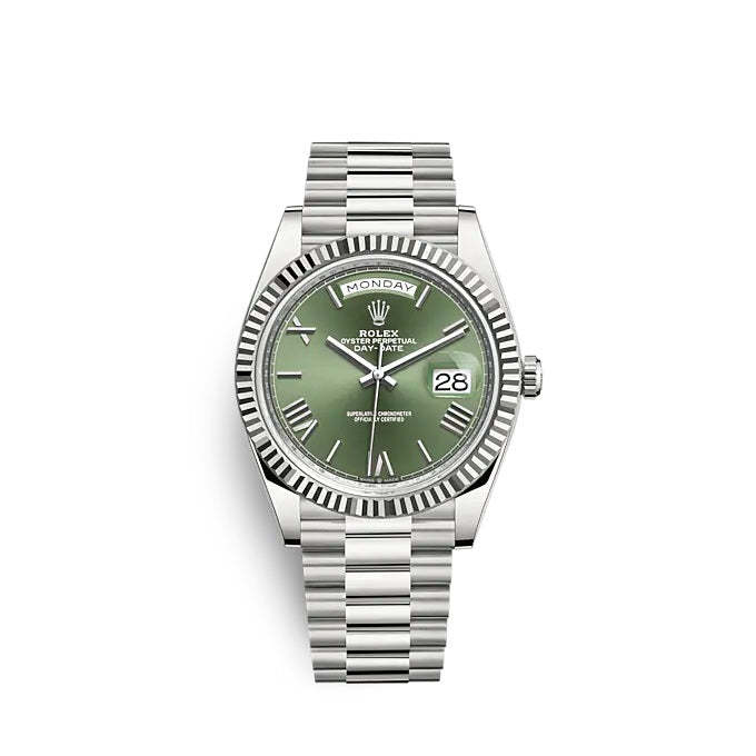 Day-Date 40 White gold Ref# 228239-0033