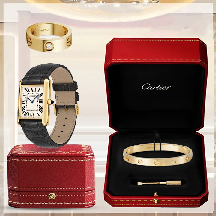 3‑Piece Carthttier Stack – Tank, Love Bracelet & Ring