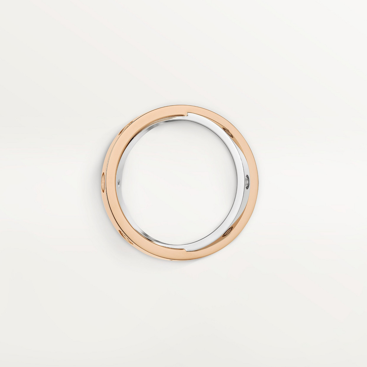LOVE ring, 6 diamonds