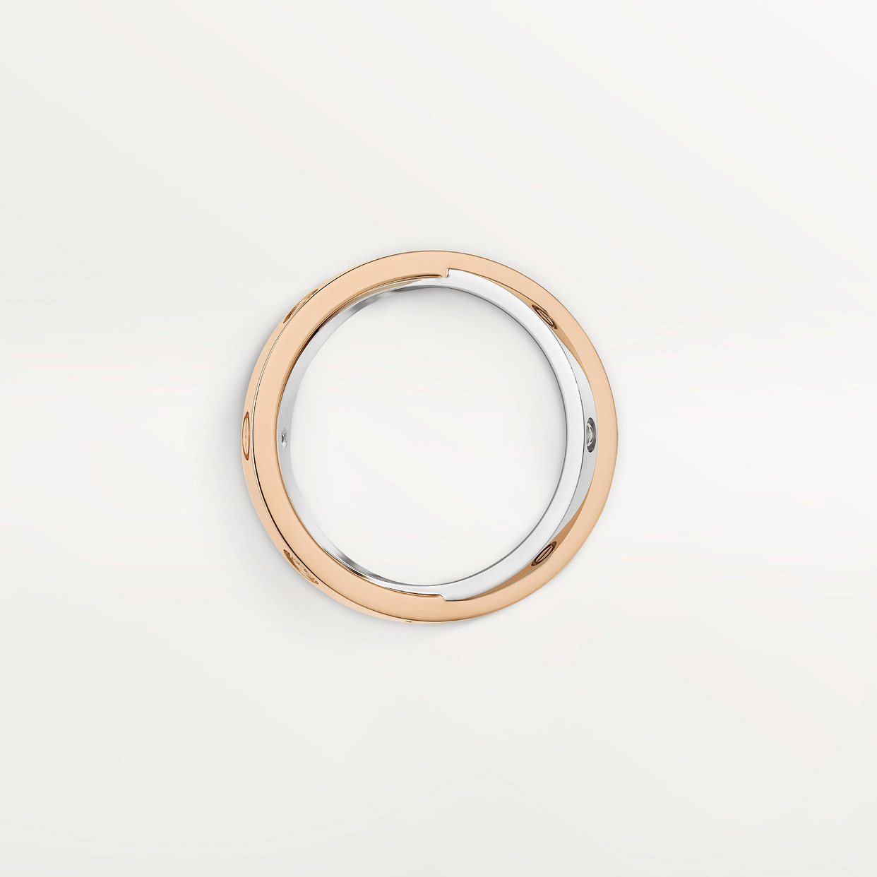 LOVE ring, 6 diamonds