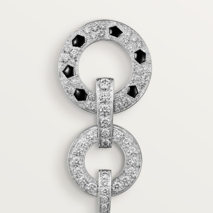 Panthère de Carthttier earrings, paved