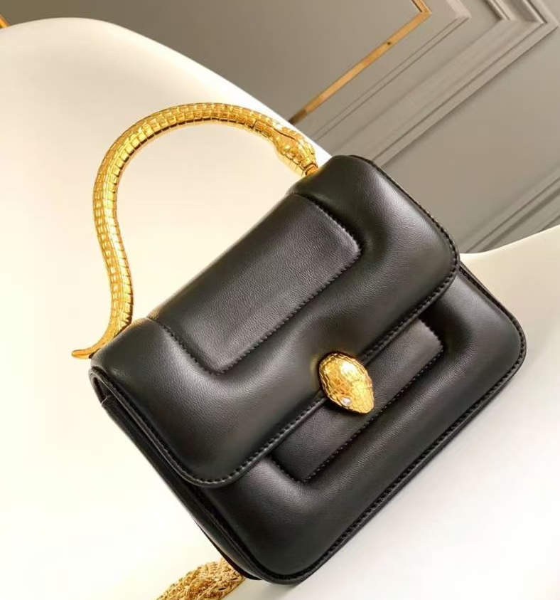 Bulgari gold LOGO bag