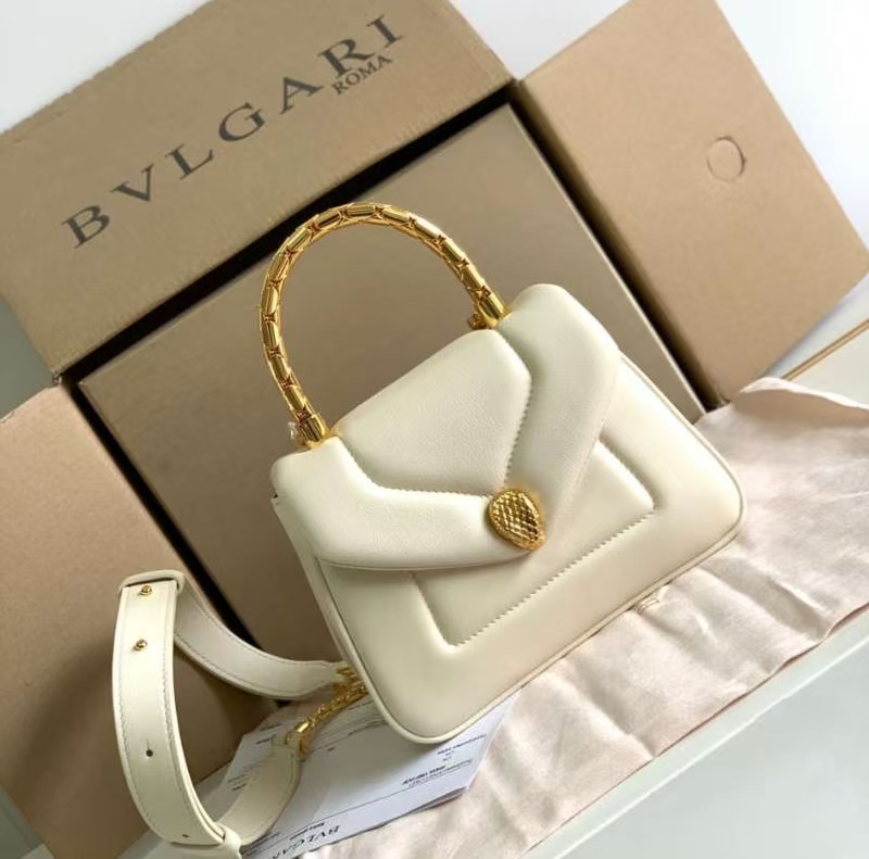 Bulgari white high-end bag