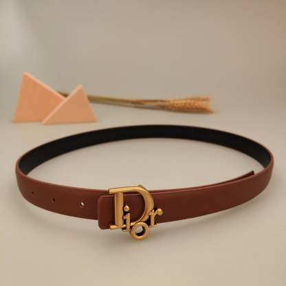 7 Colors Classic Alphabet Buckle Ladies Leather Belt