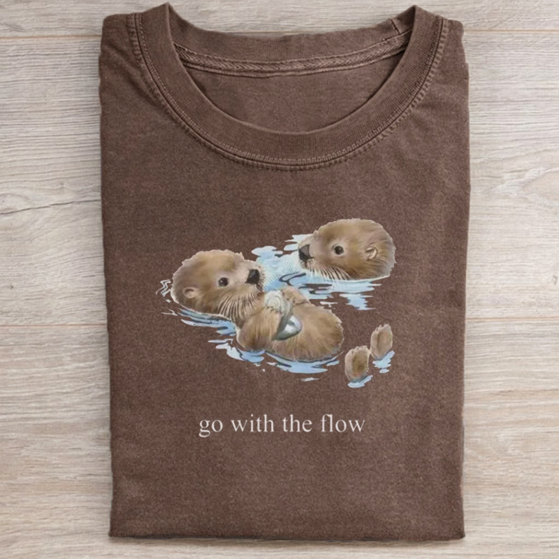 Otter Go with the Flow T-shirt