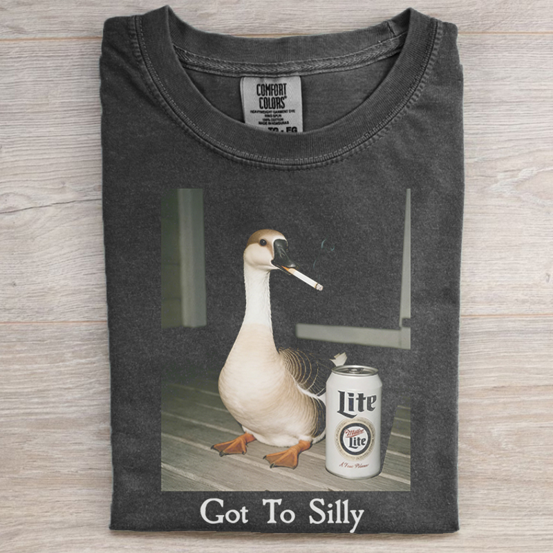 Retro Style Silly Goose T-shirt