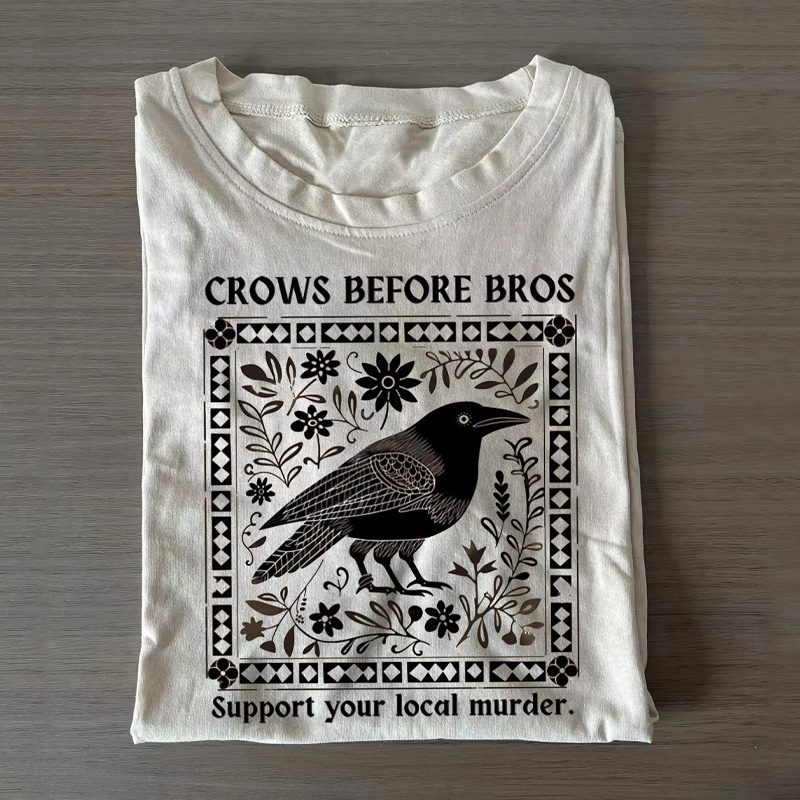 Crows Before Bros T-shirt