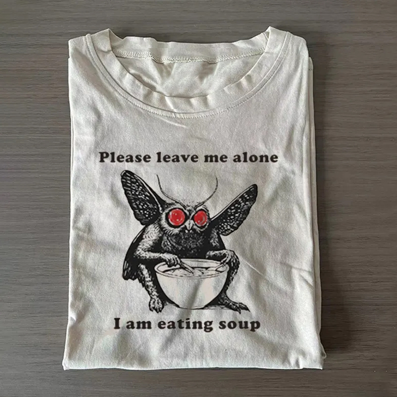 Mothman Eating Soup T-shirt/Sweatshirt