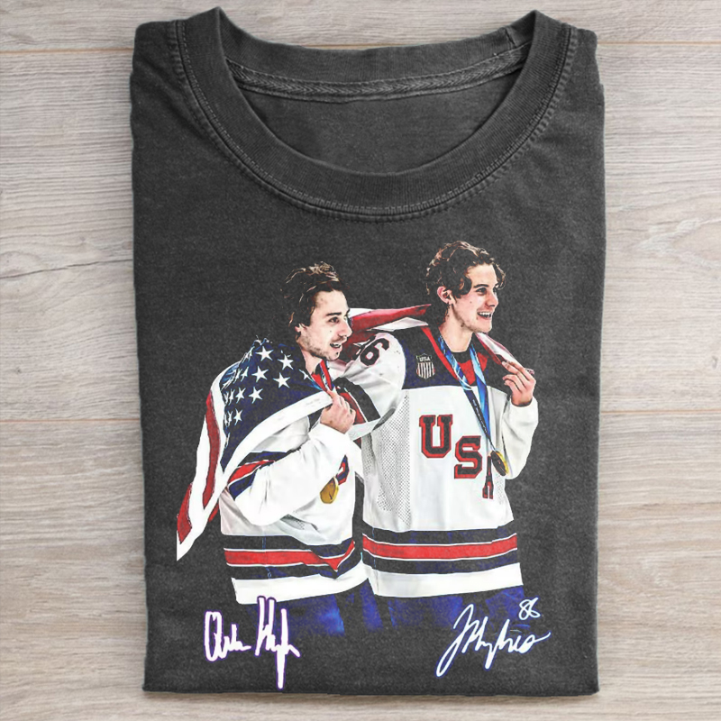 USA Olympic Gold Medal Hockey T-shirt