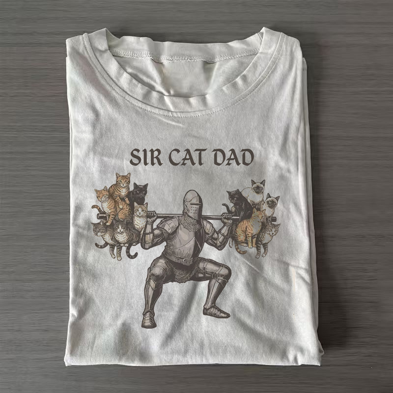 Funny Cat Dad T-shirt