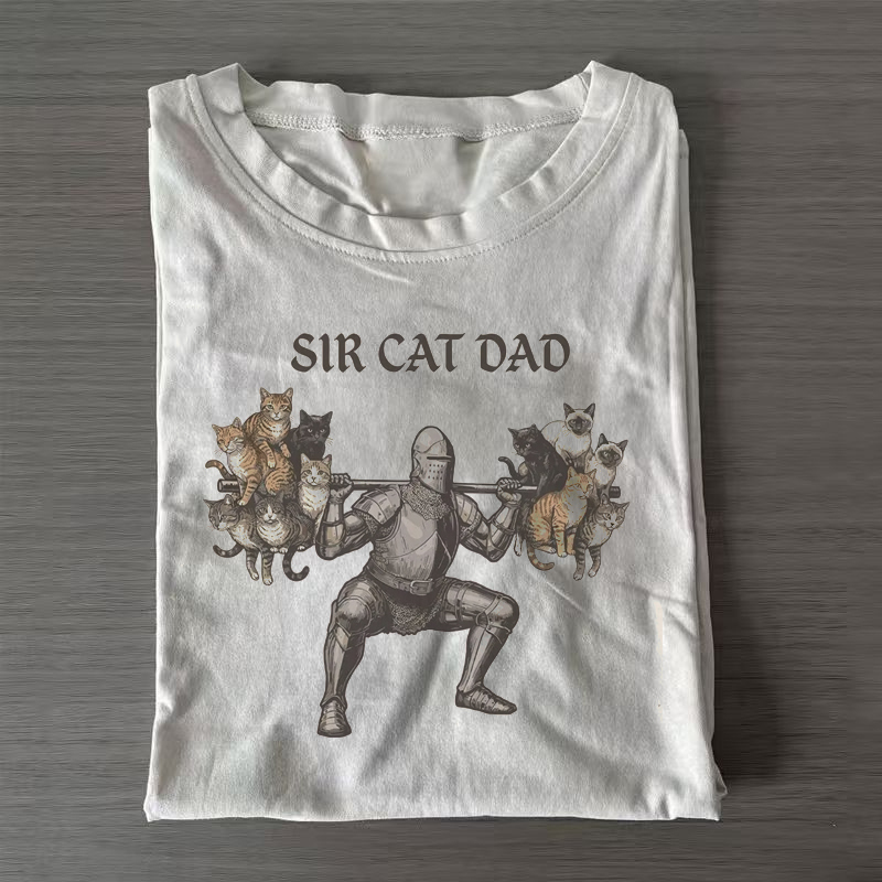 Funny Cat Dad T-shirt