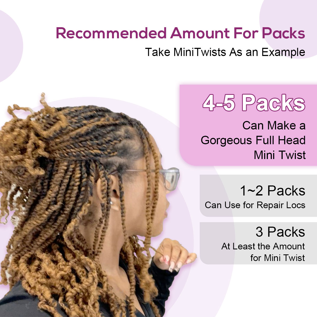 Sangtok Afro Kinkys Bulk Human Hair, 4c Curly Hair for Permanent Sister Locs/ Mini Twists/Braids/Repair Can Dye and Bleach Honey Blonde