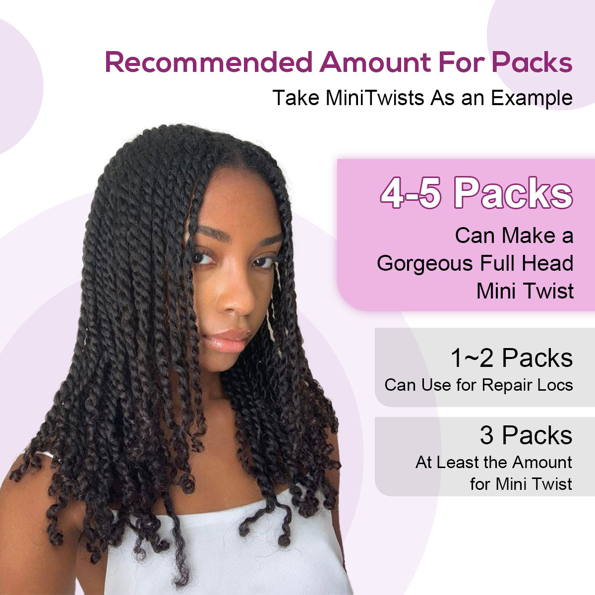 Sangtok Afro Kinkys Bulk Human Hair, 4c Curly Hair for Permanent Sister Locs/ Mini Twists/Braids/Repair Can Dye and Bleach Medium Brown