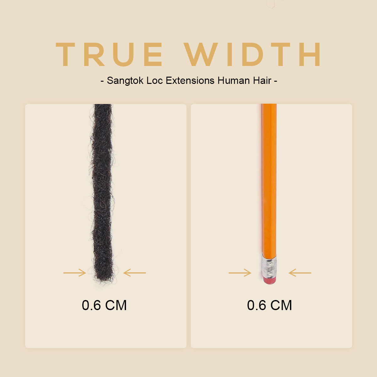 #1B/30 Red Loc Extensions Human Hair, 0.6 cm Width Human Hair Dreadlock Extensions 6-18 Inch