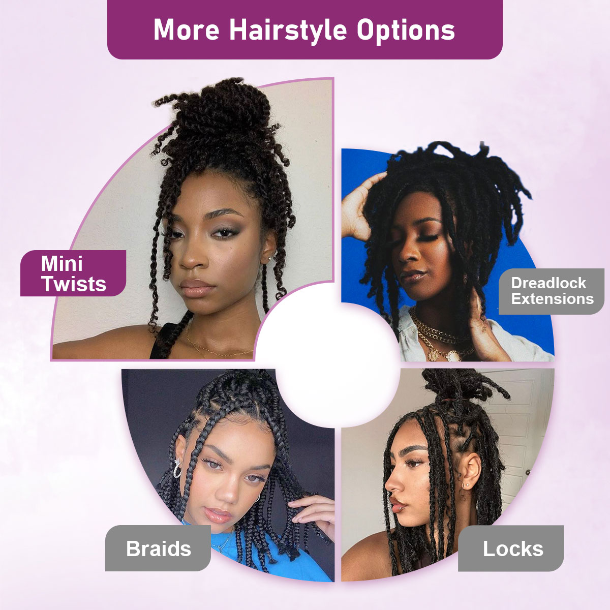 Sangtok Afro Kinkys Bulk Human Hair, 4c Curly Hair for Permanent Sister Locs/ Mini Twists/Braids/Repair Can Dye and Bleach Honey Blonde