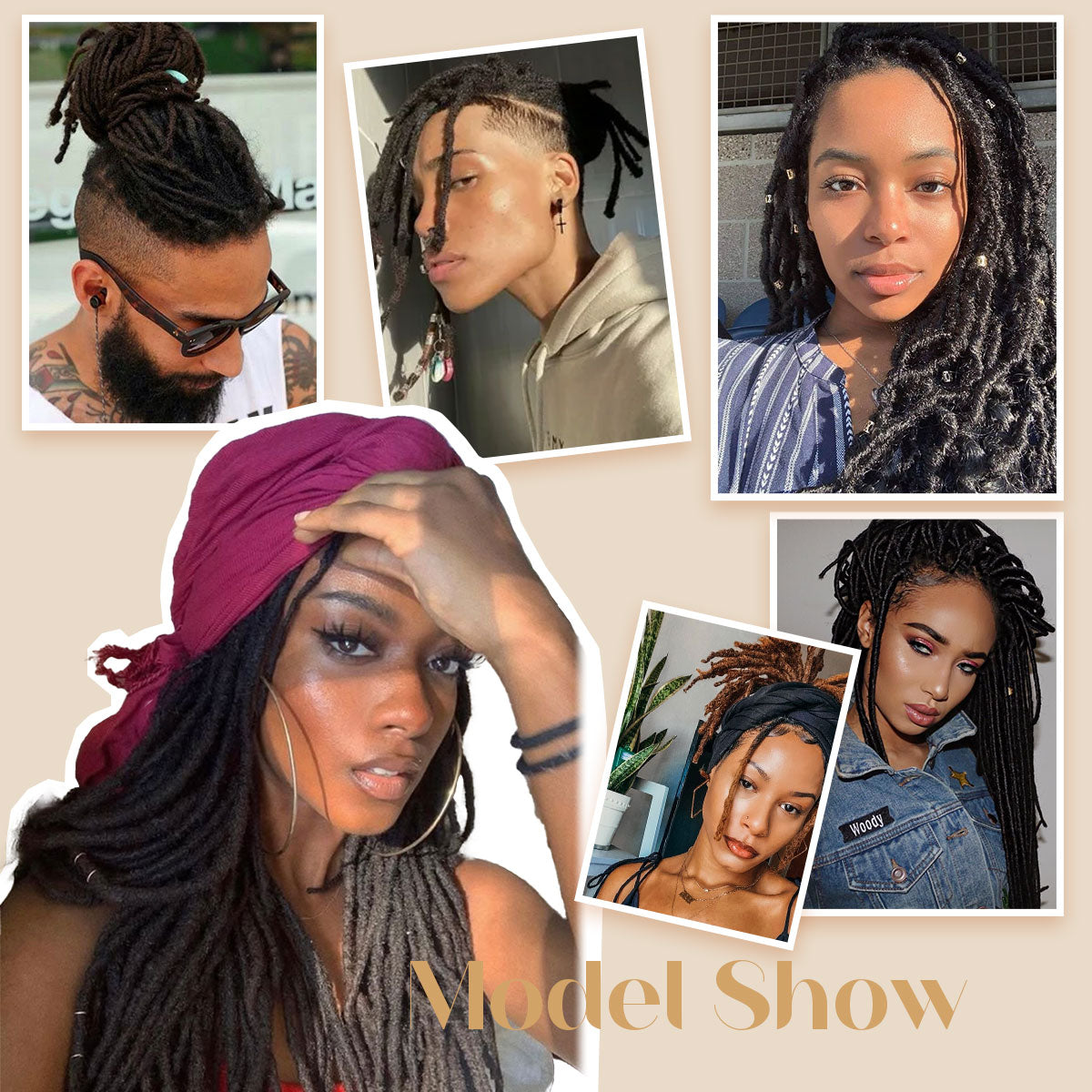 Sangtok 100% Human Hair Loc Extensions