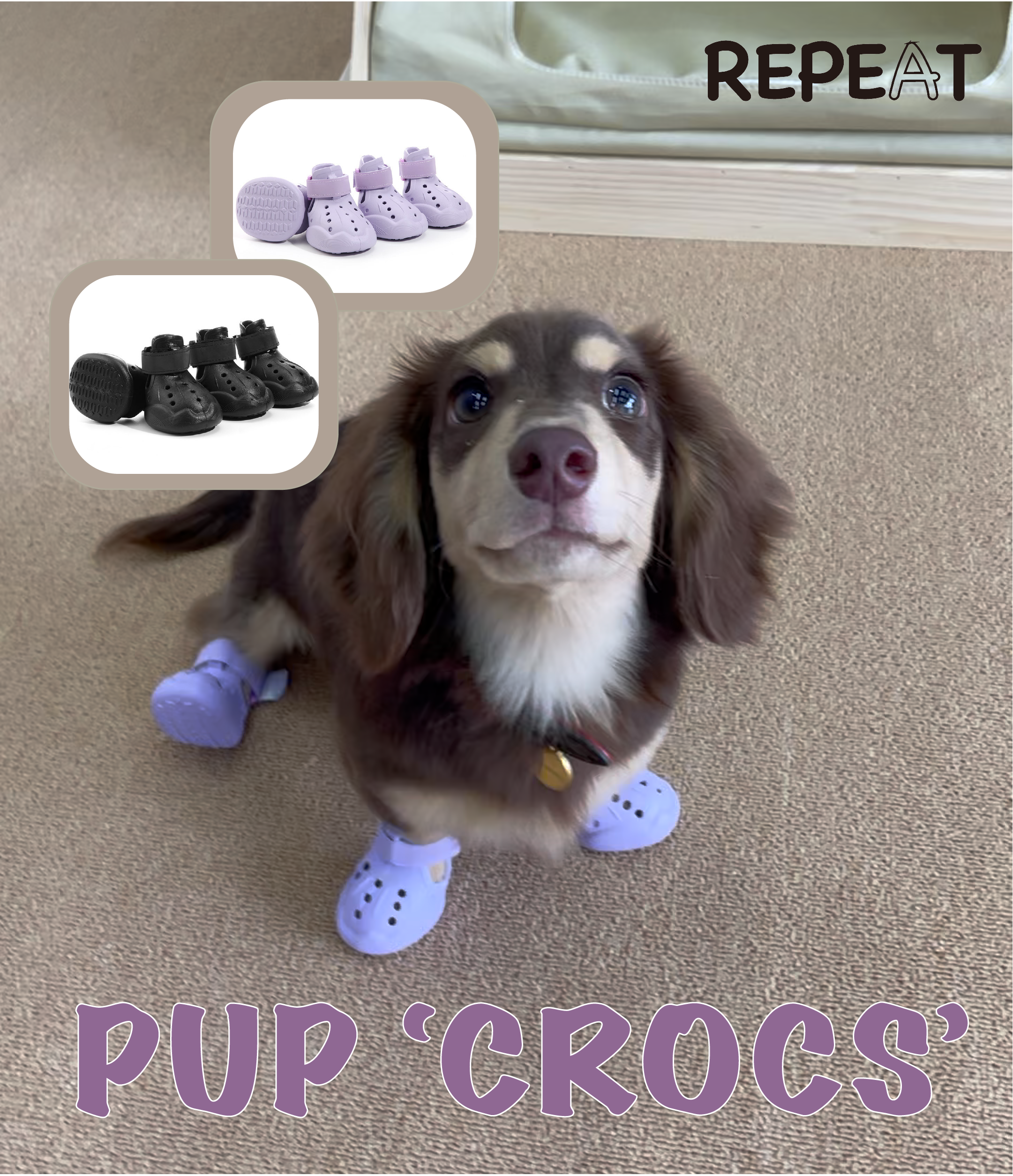 Breathable Pet Crocs Shoes, 4 Counts/set Non-slip reflective Night-safe Comfortable Pet Protective Shoes, Pet Supplies for All Seasons, Outdoor