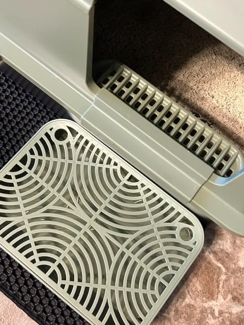 Litter with wetness indicator after use