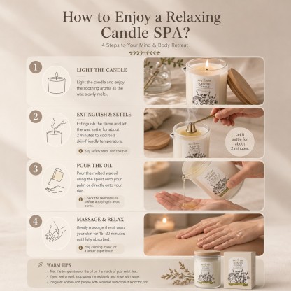 Aromatherapy Essential Oil Massage Candle
