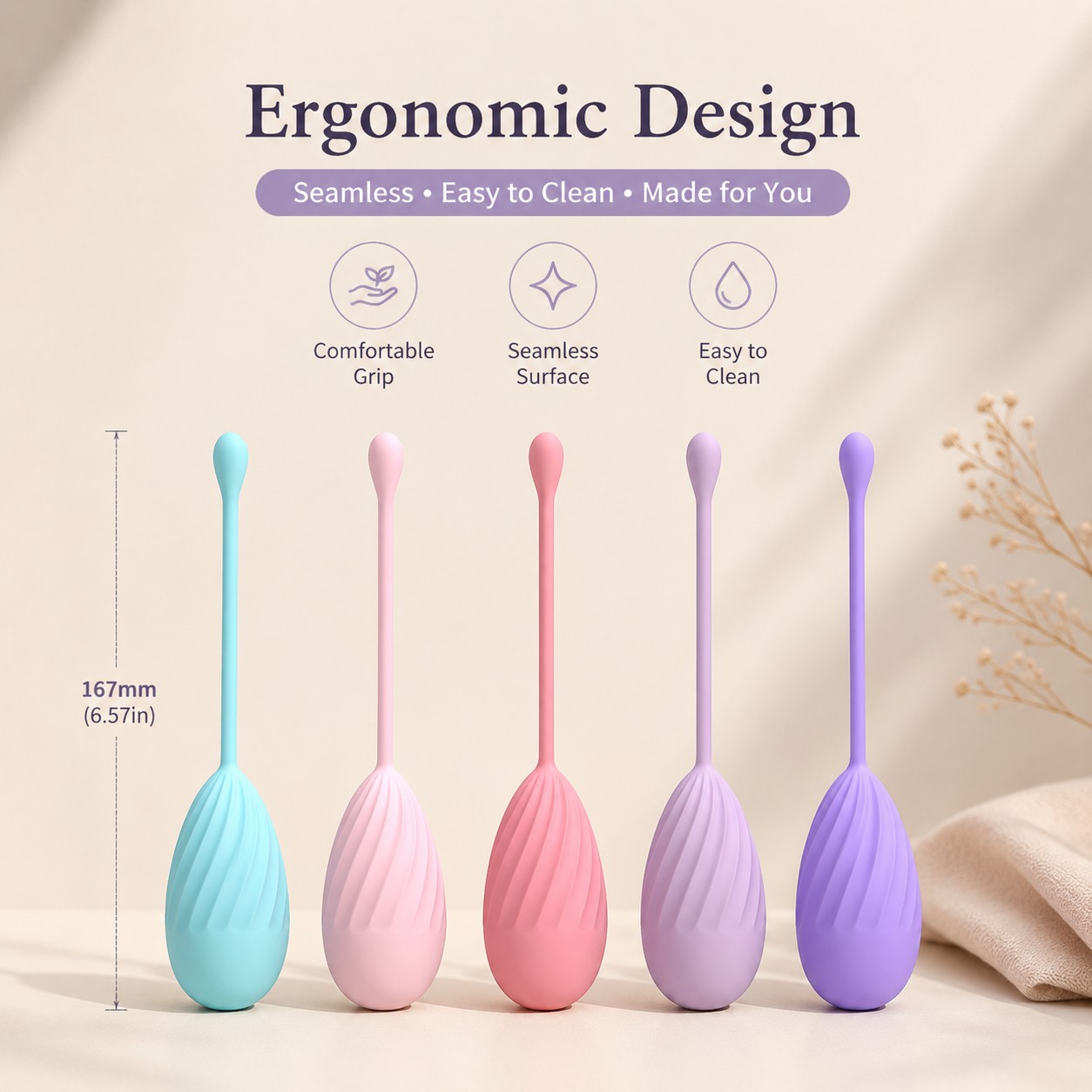 The Joybloom 5-Piece Progressive Weighted Kegel Ball Set