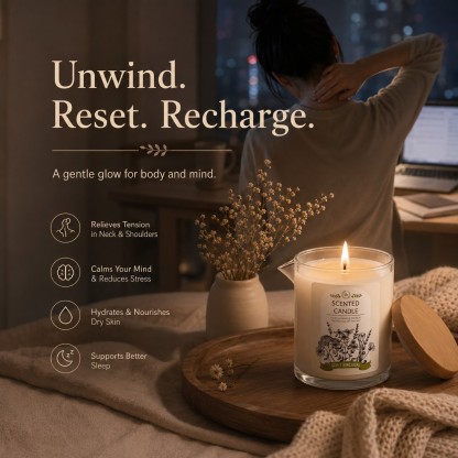 Aromatherapy Essential Oil Massage Candle