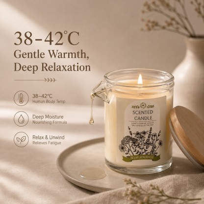 Aromatherapy Essential Oil Massage Candle