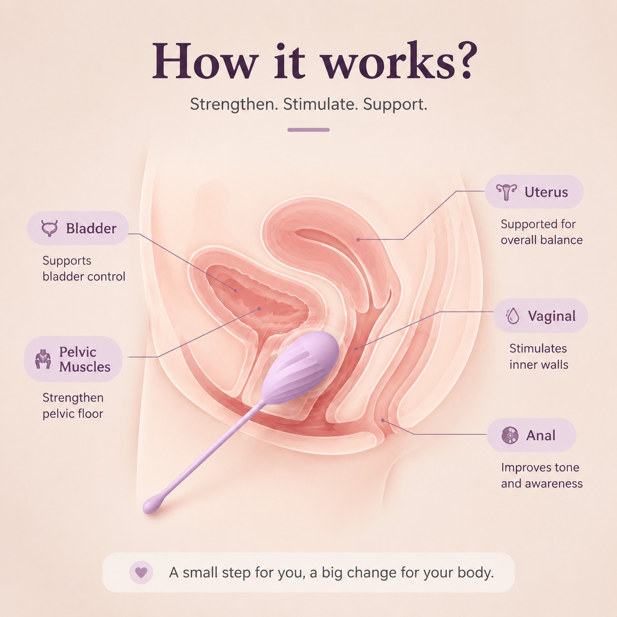 The Joybloom 5-Piece Progressive Weighted Kegel Ball Set