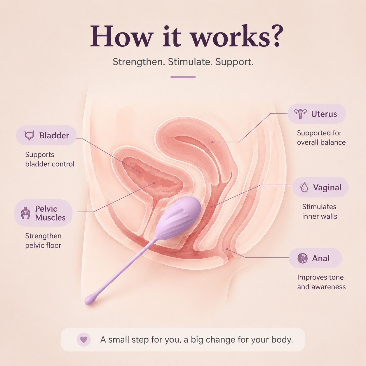 The Joybloom 5-Piece Progressive Weighted Kegel Ball Set
