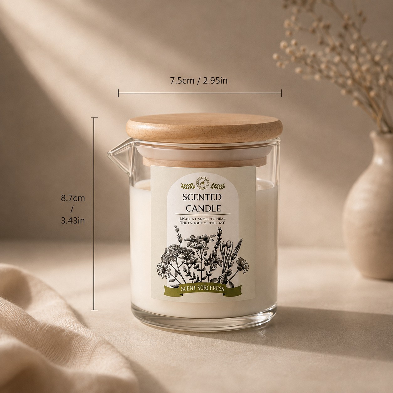 Aromatherapy Essential Oil Massage Candle
