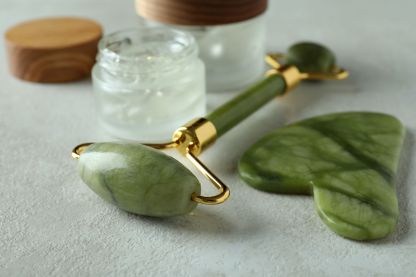 Jade Face Massage Roller & Gua Sha Scraping Massage Tool