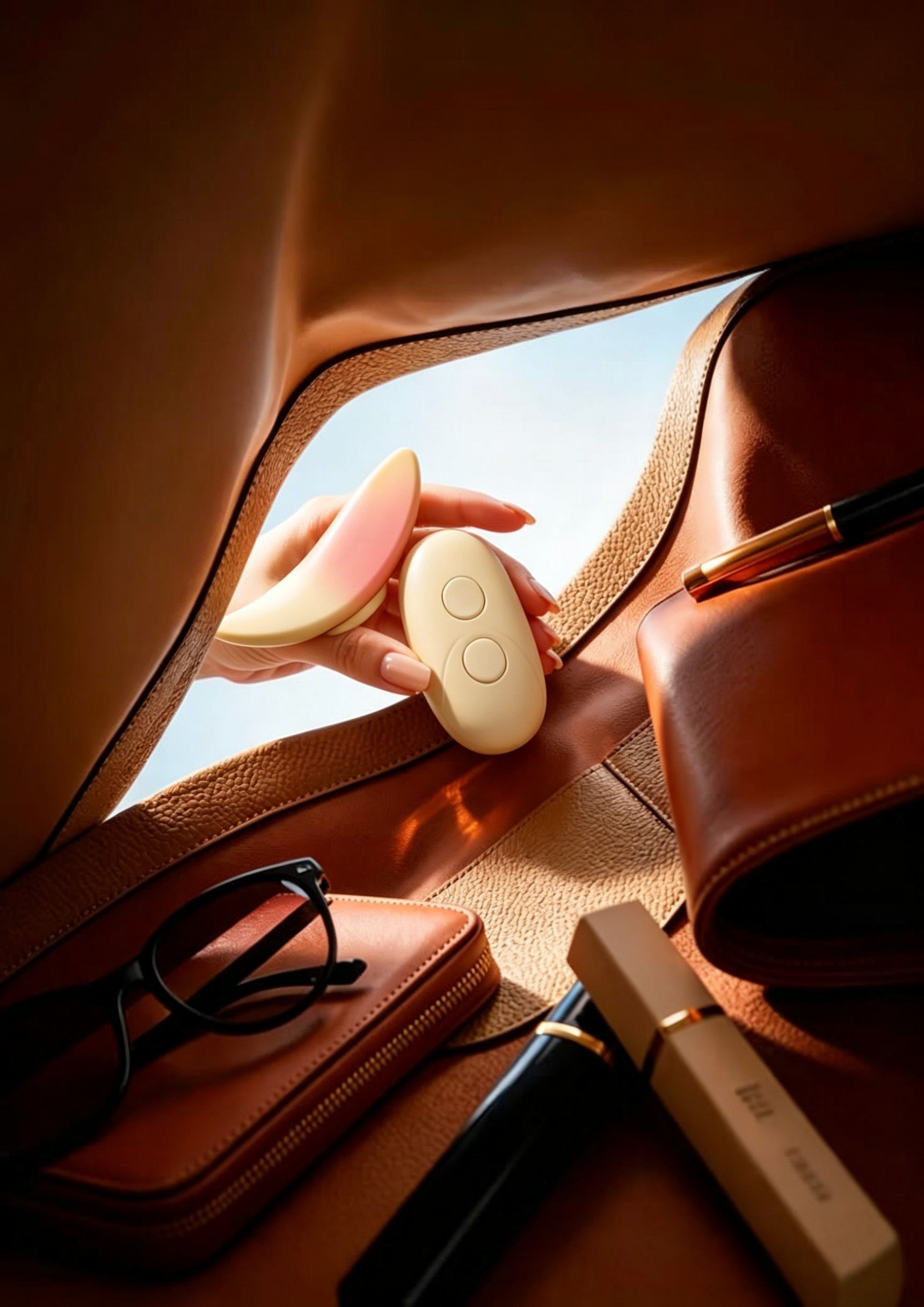 Silk wearable vibrator and remote