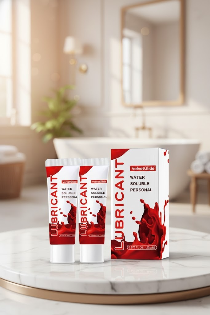 VelvetGlide Water Soluble Lubricant​ - 2 IN 1 BOX Travel Kit