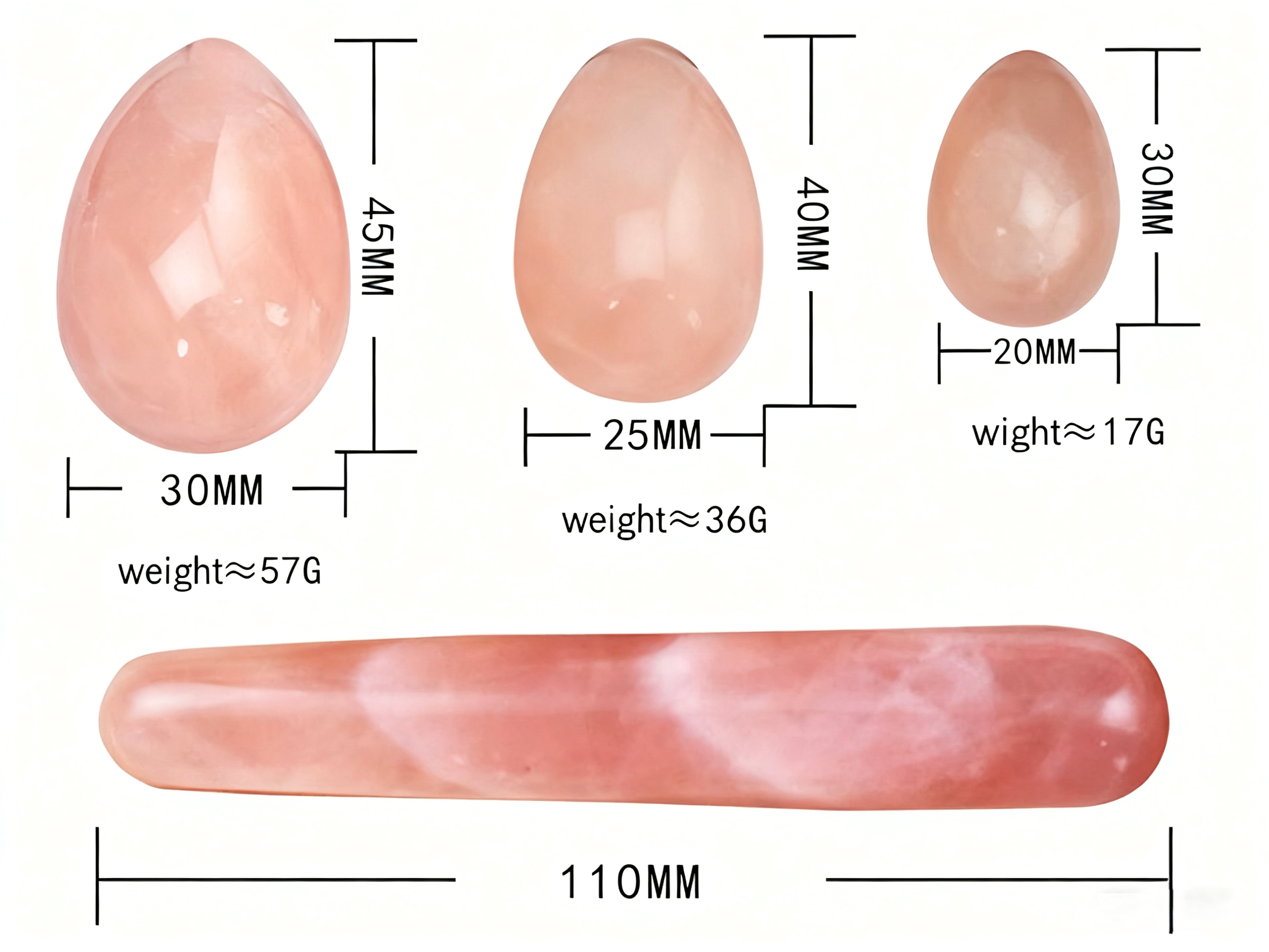 Green Aventurine Crystal Wand and Healing Stones Kit