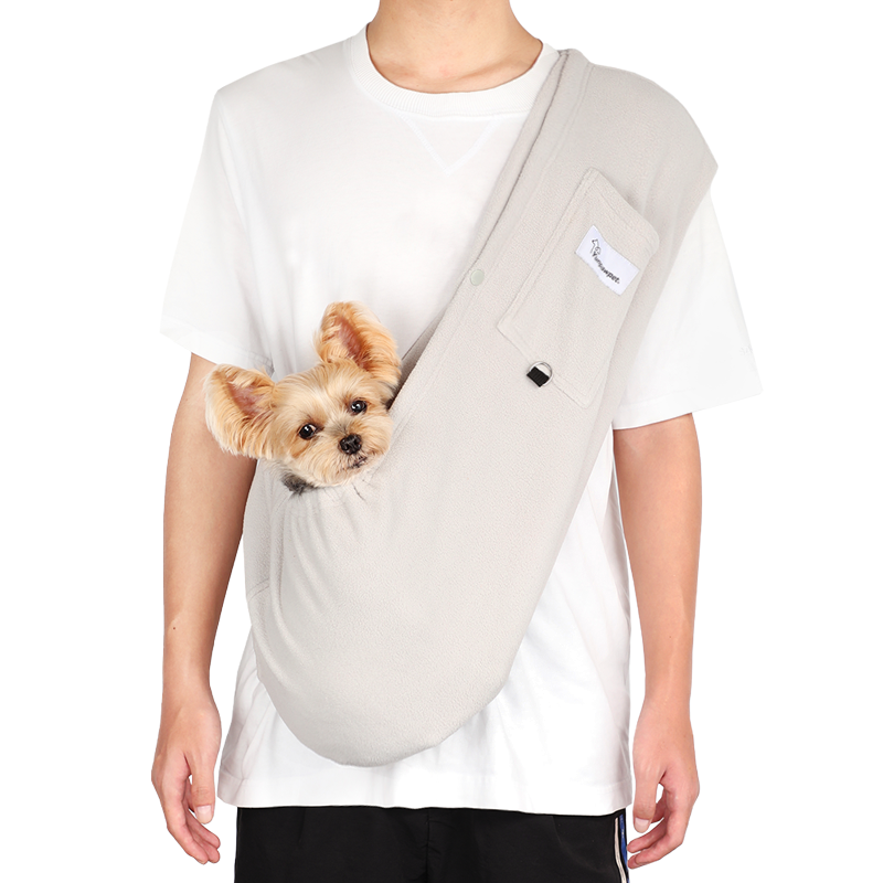 2025 Pet Sling Carrier L - Yunpawpet Handsfree Cat Sling Carrier Pouch for Chinchillas, Hedgehogs Puppies Kittens Dog baby cat baby dog pet hug backpack