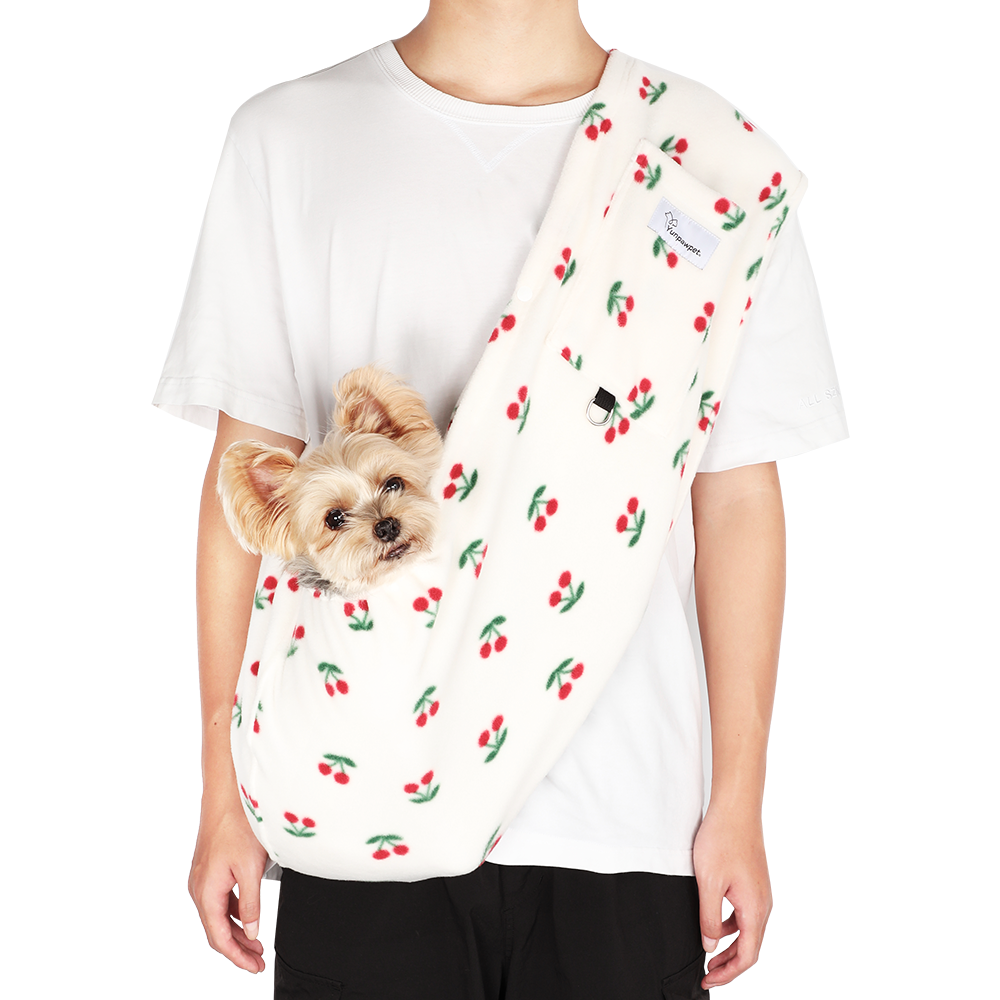 2025 Pet Sling Carrier L - Yunpawpet Handsfree Cat Sling Carrier Pouch for Chinchillas, Hedgehogs Puppies Kittens Dog baby cat baby dog pet hug backpack