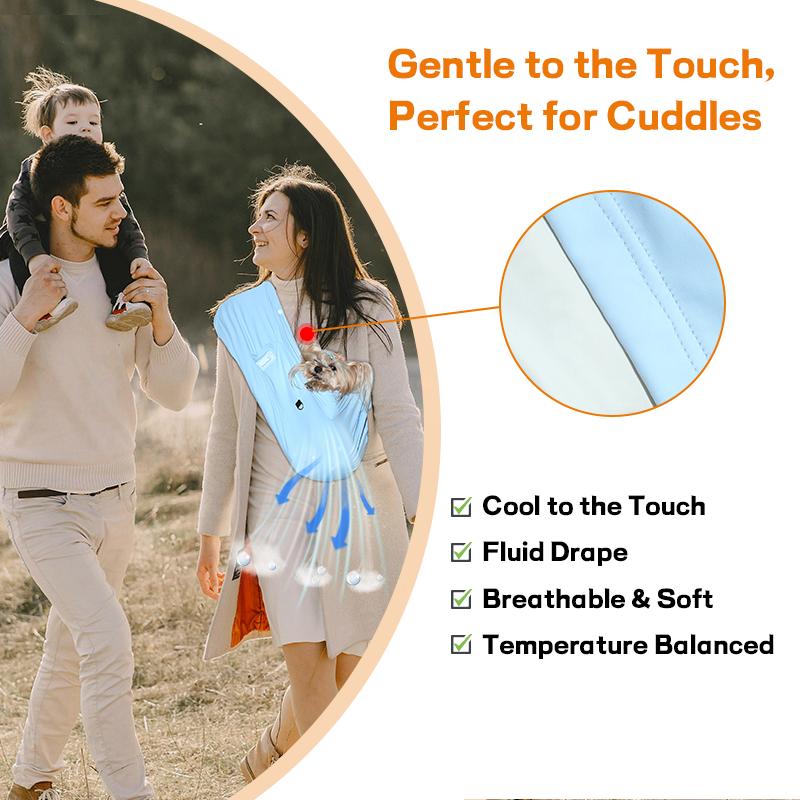 Cool Feeling Cat Sling Carrier, Pet Sling Carrier, Large Bonding Sling Handsfree Carrier Pouch for Small Pets - Soft & Secure Design for Chinchillas, Hedgehogs, Rats, Sugar Gliders, Guinea Pigs & More. Dog Sling, Cat Pouch.
