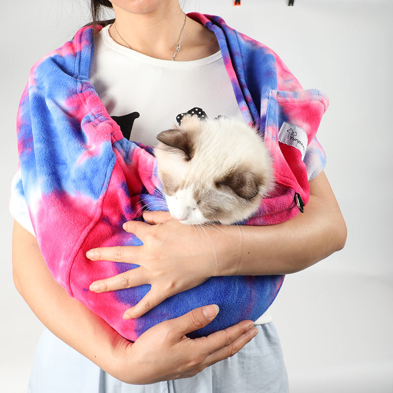 [Copy]2025 Pet Sling Carrier L - Yunpawpet Handsfree Cat Sling Carrier Pouch for Chinchillas, Hedgehogs Puppies Kittens Dog baby cat baby dog pet hug backpack