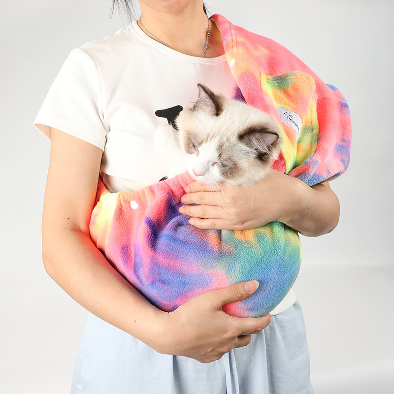 [Copy]2025 Pet Sling Carrier L - Yunpawpet Handsfree Cat Sling Carrier Pouch for Chinchillas, Hedgehogs Puppies Kittens Dog baby cat baby dog pet hug backpack